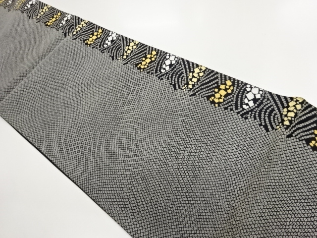 JAPANESE FUKURO OBI / WOVEN KANOKO PATTERN